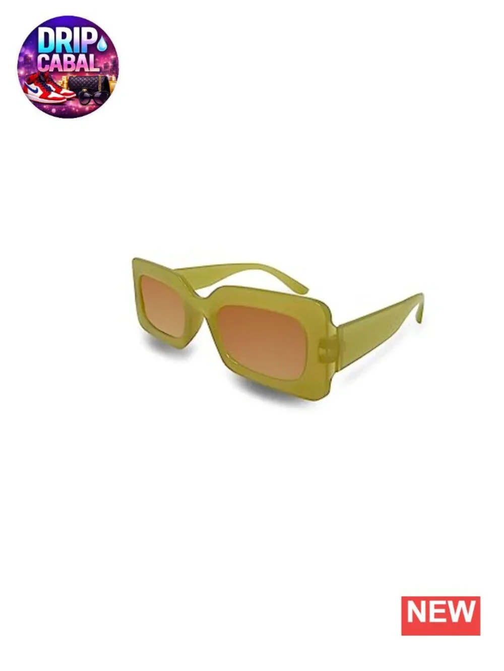 Oversized Square Sunglasses for Women - Retro Funky Style
